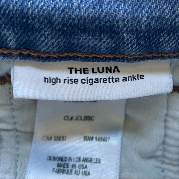 Joe’s Jeans The Luna High Rise Cigarette Ankle Jeans Women’s Size 28 Medium Blue - Picture 8 of 9